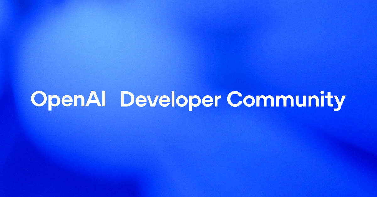 OpenAI Developer Community announcement card — the original social image from the Linux desktop app preview thread
